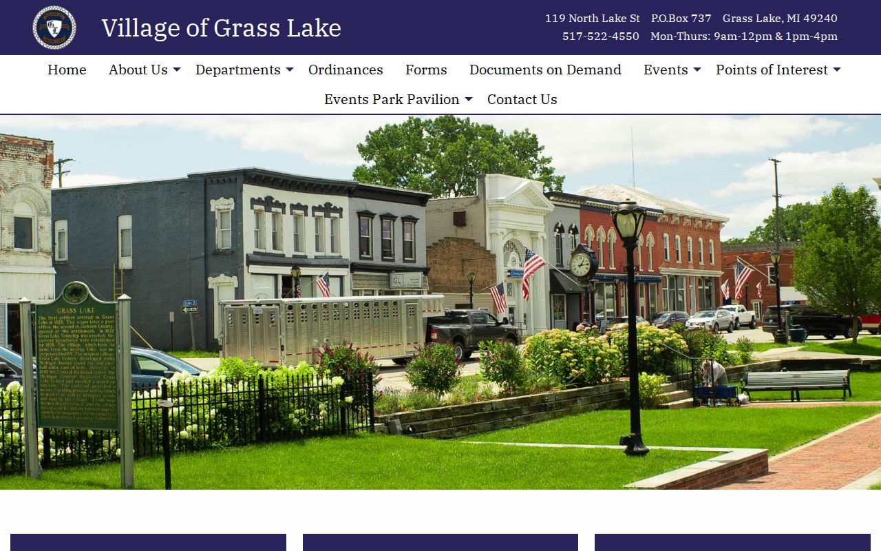 Official Village of Grass Lake government website